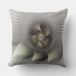 Moderne Abstrakte 3D Shape Fraktal Art Kissen