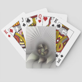 Moderne Abstrakte 3D Shape Fraktal Art Spielkarten
