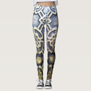 Moderne abstrakte afrikanische Muster Leggings