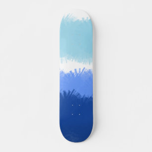 Moderne Abstrakte Aquarelltöne  Skateboard