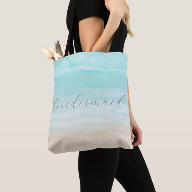Moderne Abstrakte Beach Bridesmaid (Von Nahem)