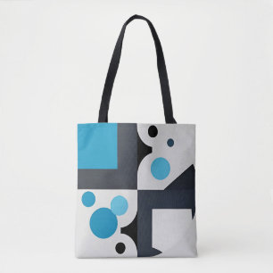 Moderne abstrakte blaue Glow ✨ Geometrische künstl