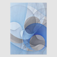 Moderne abstrakte blaue graue Fractal-Kunstgrafik