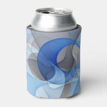 Moderne abstrakte blaue graue fraktale Kunstgrafik
