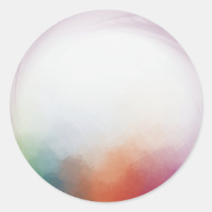 Moderne Abstrakte Blindvorlage Runder Aufkleber