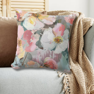 Moderne Abstrakte Blumen Kissen