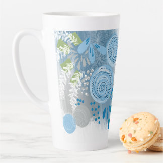 Moderne Abstrakte Blumen Milchtasse
