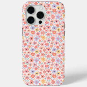 Moderne abstrakte Blumengestaltung Case-Mate iPhone Hülle