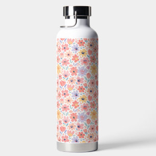 Moderne abstrakte Blumengestaltung Trinkflasche