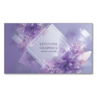 Moderne Abstrakte Blumenlavender Geometrie