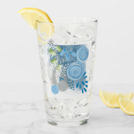 Moderne Abstrakte Blumenmotive Glas