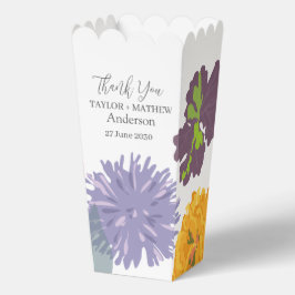 Moderne Abstrakte Blumenzellennamen Geschenkschachtel