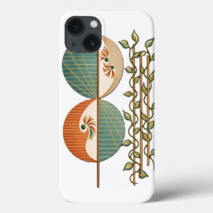 Moderne abstrakte botanische Kunst, Minimalist Ci Case-Mate iPhone Hülle