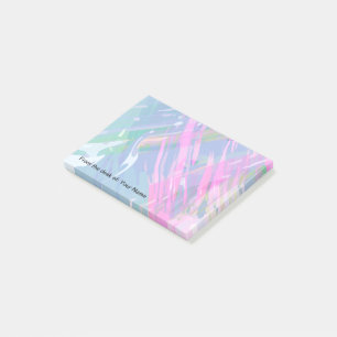 Moderne Abstrakte Büromaterial Post-it Klebezettel