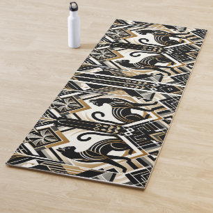 Moderne Abstrakte Cat Yoga Mat Yogamatte