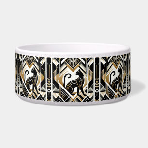 Moderne Abstrakte Dekorative Katze Keramik Haustie Napf