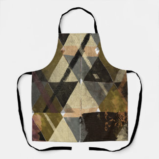 moderne abstrakte Design-Over-Print-Schürze Schürze