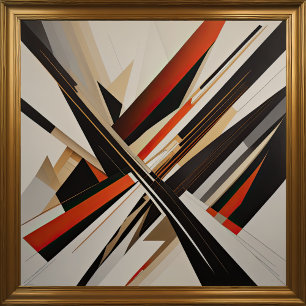 Moderne abstrakte Design-Zukunftsvision III Poster