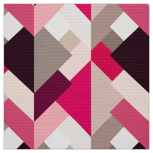 Moderne abstrakte Dreiecke, pinkfarbenes rosa und Stoff