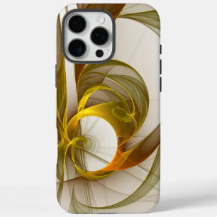 Moderne abstrakte edle Metallfarben Fraktal iPhone 16 Pro Max Hülle