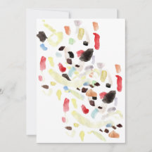 Moderne Abstrakte Einladung