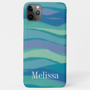 Moderne Abstrakte Farbe Blau Custom Case-Mate iPhone Hülle