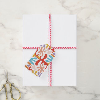 Moderne Abstrakte Farben Geschenkanhänger