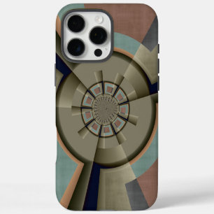 Moderne abstrakte Farbharmonie Fraktal Kunst Grafi iPhone 16 Pro Max Hülle