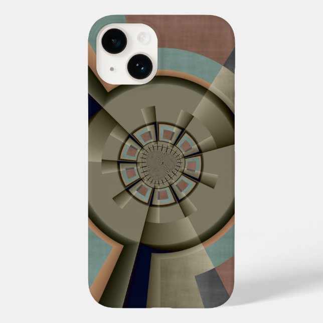 Moderne Abstrakte Farbharmonie Fraktal Kunst Grafi Case-Mate iPhone Hülle (Rückseite)