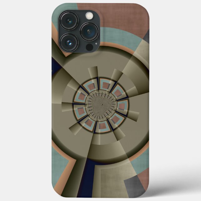 Moderne Abstrakte Farbharmonie Fraktal Kunst Grafi Case-Mate iPhone Hülle (Rückseite)