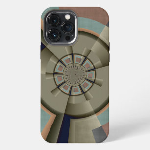 Moderne abstrakte Farbharmonie Fraktal Kunst Grafi iPhone 13 Pro Max Hülle