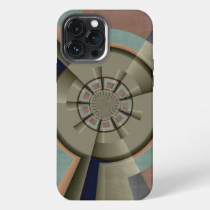 Moderne abstrakte Farbharmonie Fraktal Kunst Grafi iPhone 13 Pro Max Hülle