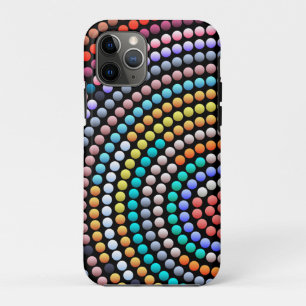 Moderne Abstrakte Farbige Punktkunst Case-Mate iPhone Hülle