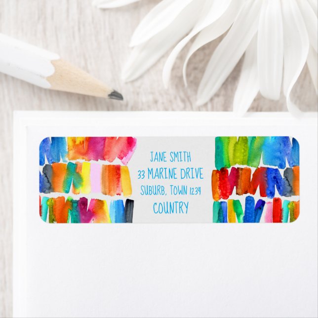 Moderne abstrakte Farbrippen (Insitu)