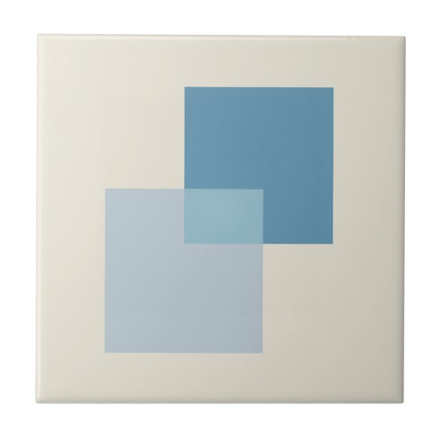 Moderne Abstrakte Farbtöne, Minimalistisches Desig Fliese (Vorderseite)