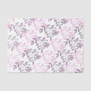 Moderne abstrakte florale botanische Blätter Seidenpapier