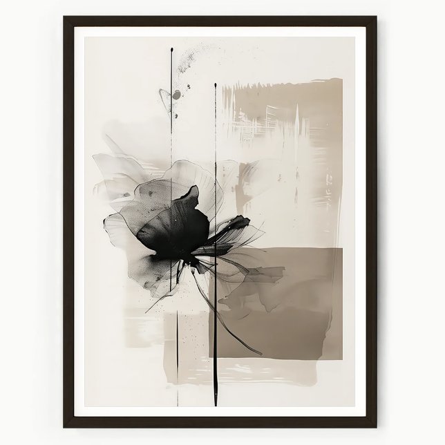Moderne abstrakte florale Wandkunst Poster (Von Creator hochgeladen)