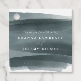 Moderne Abstrakte formale Hochzeitstipps Geschenkanhänger