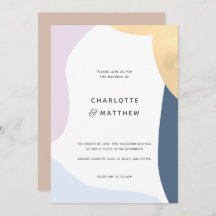 Moderne Abstrakte Formen Hochzeit