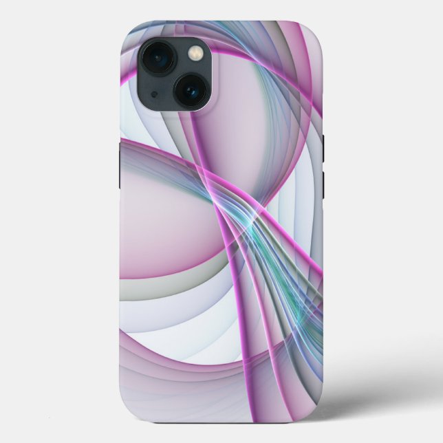 Moderne Abstrakte Fraktal-Kunst Case-Mate iPhone Hülle (Rückseite)