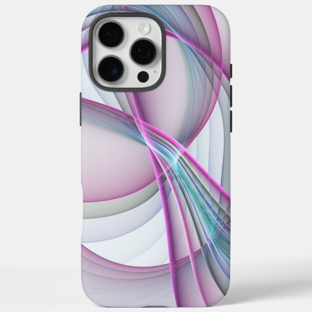 Moderne Abstrakte Fraktal-Kunst Case-Mate iPhone Hülle (Rückseite)