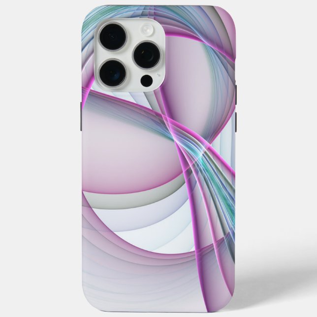 Moderne Abstrakte Fraktal-Kunst Case-Mate iPhone Hülle (Rückseite)