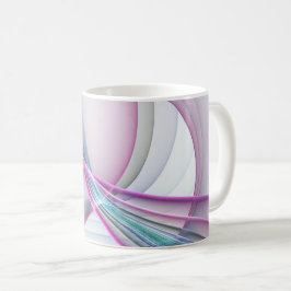 Moderne Abstrakte Fraktal-Kunst Kaffeetasse