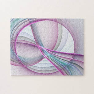 Moderne Abstrakte Fraktal-Kunst Puzzle