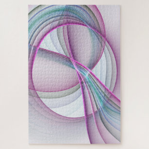 Moderne Abstrakte Fraktal-Kunst Puzzle