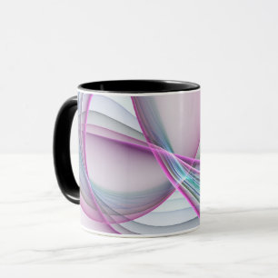 Moderne Abstrakte Fraktal-Kunst Tasse