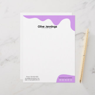 Moderne Abstrakte Fun Letterhead Briefbogen