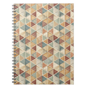 Moderne abstrakte geometrische Dreiecksdesign-Must Notizblock