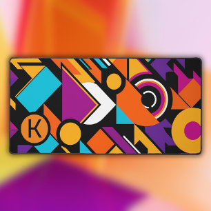 Moderne Abstrakte geometrische Formen Schreibtischunterlage