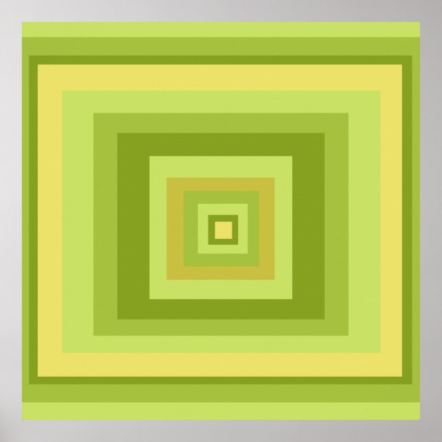 moderne abstrakte geometrische Kunst Poster (Vorne)